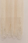 SWAYING/KNIT float detail skirt SW24SS3B01 white